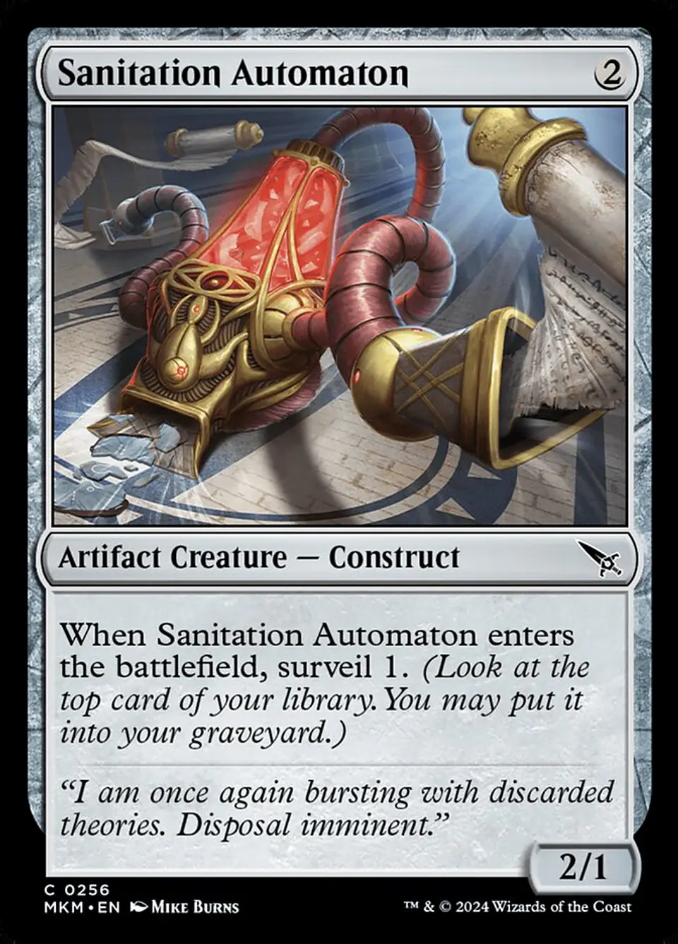 Sanitation Automaton 1
