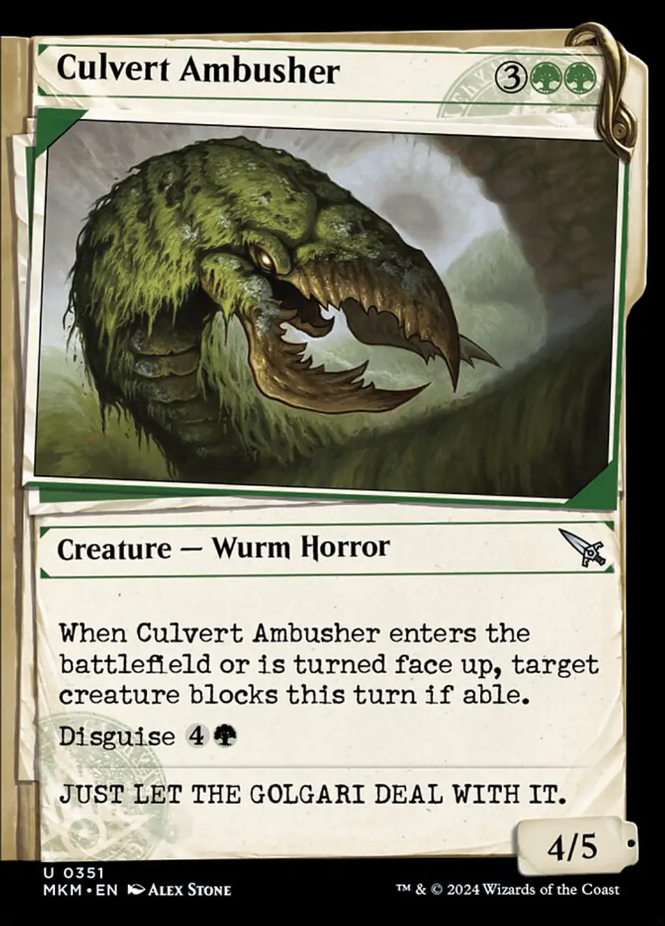 Culvert Ambusher (Showcase) 1