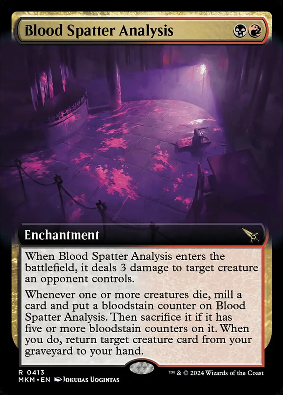 Blood Spatter Analysis (Extended Art) 1