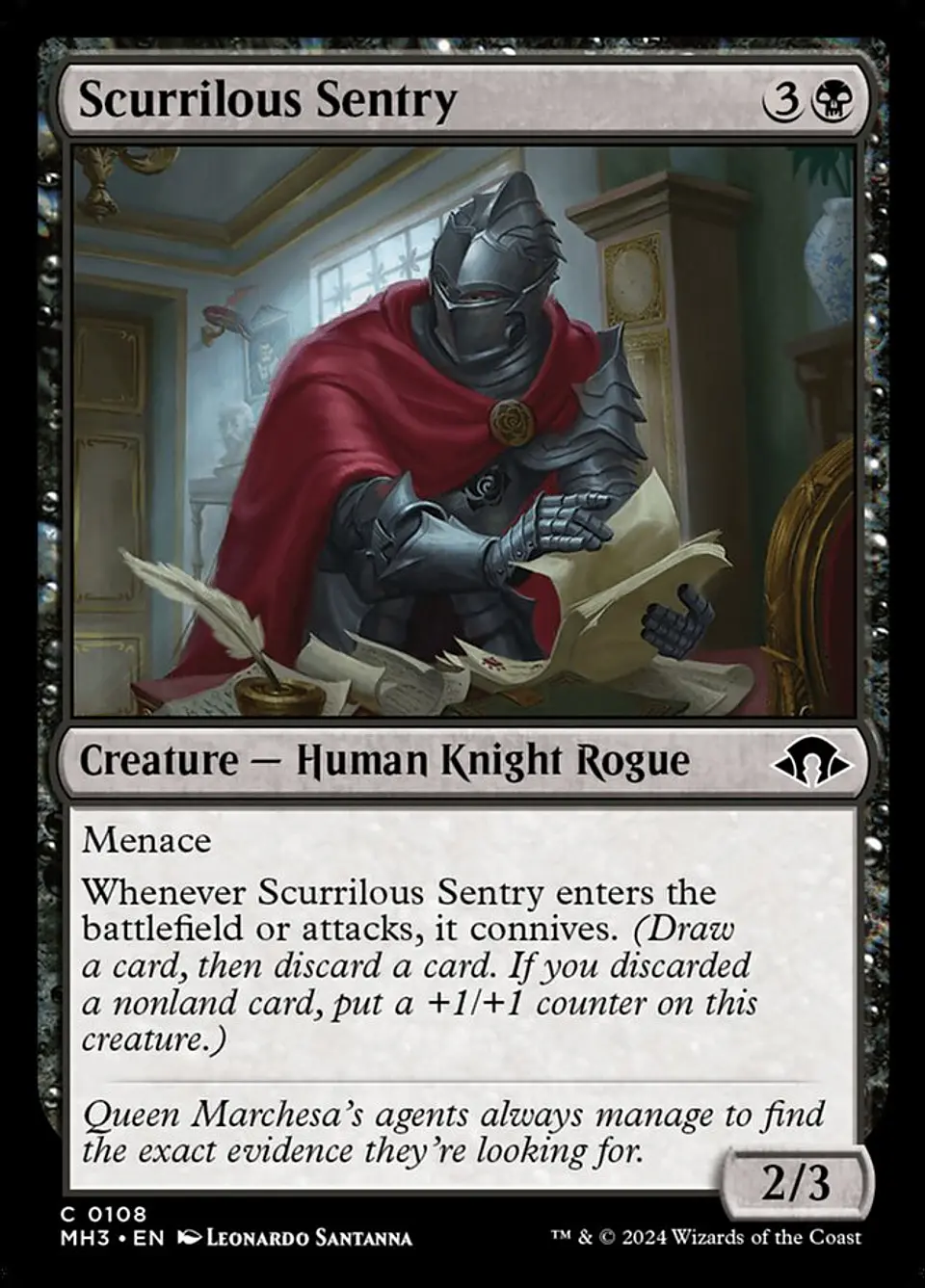 Scurrilous Sentry 1