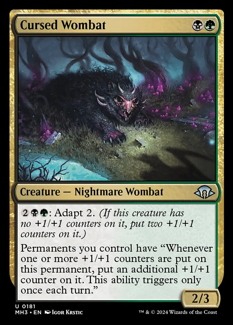 Cursed Wombat 1