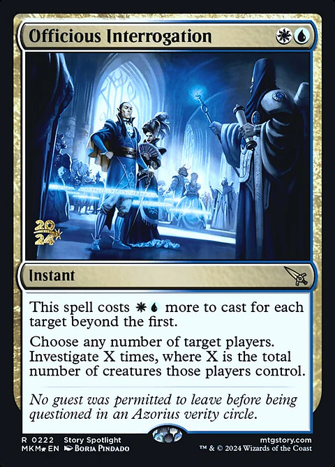 Officious Interrogation (Pre-release)