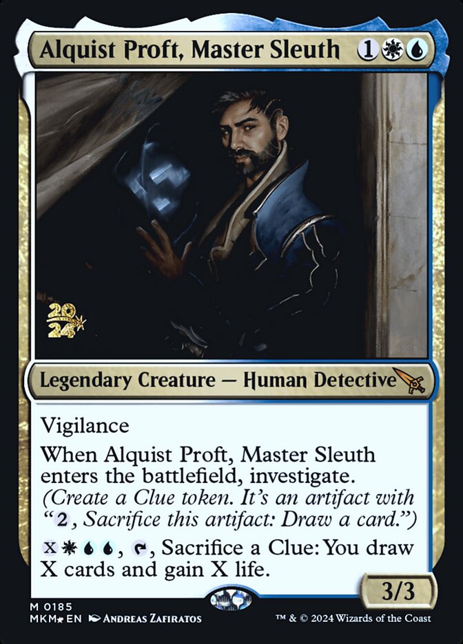 Alquist Proft, Master Sleuth (Pre-release)