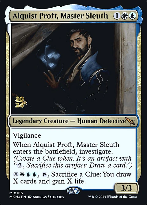 Alquist Proft, Master Sleuth (Pre-release)