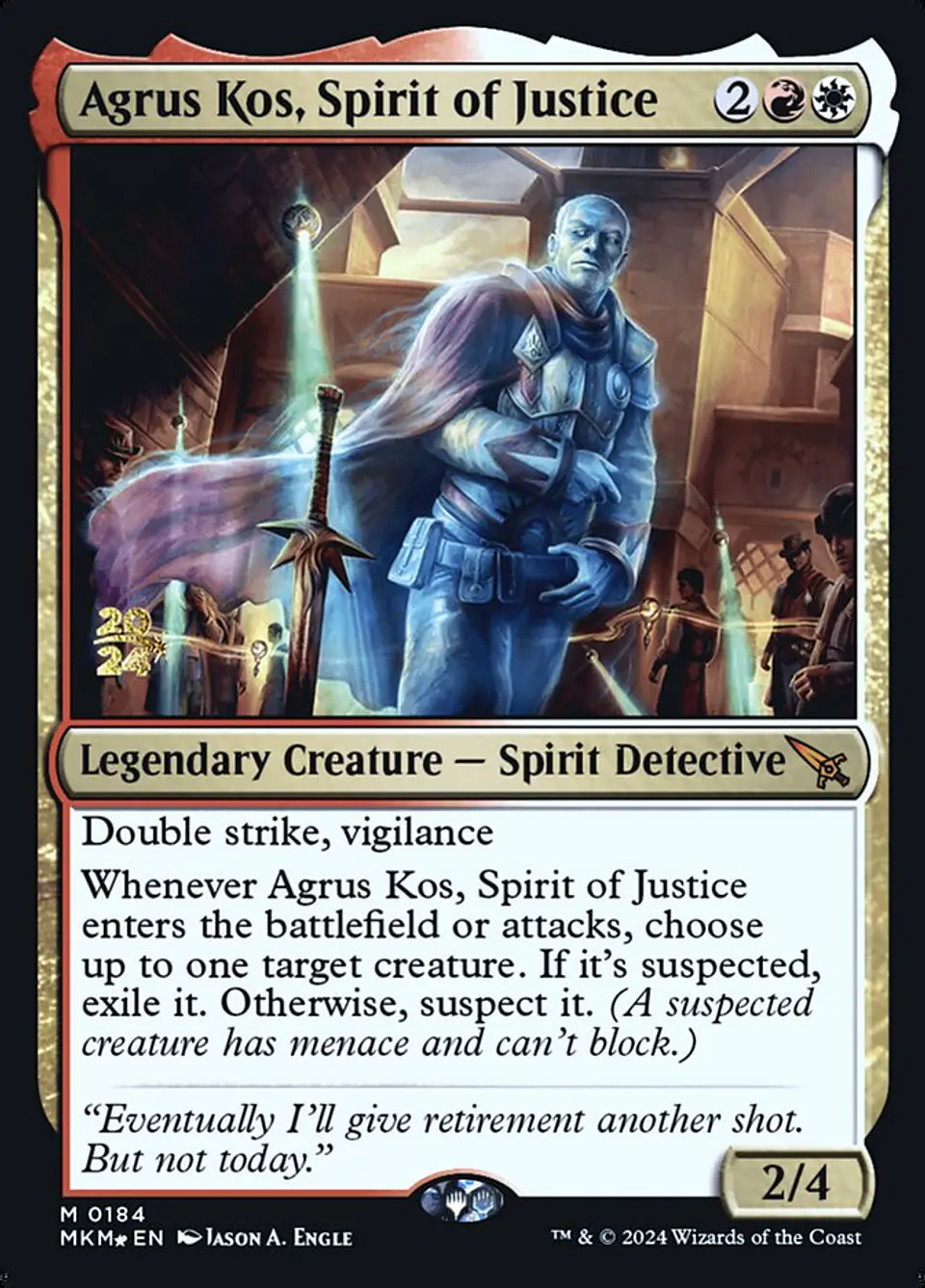 Agrus Kos, Spirit of Justice (Pre-release) 1
