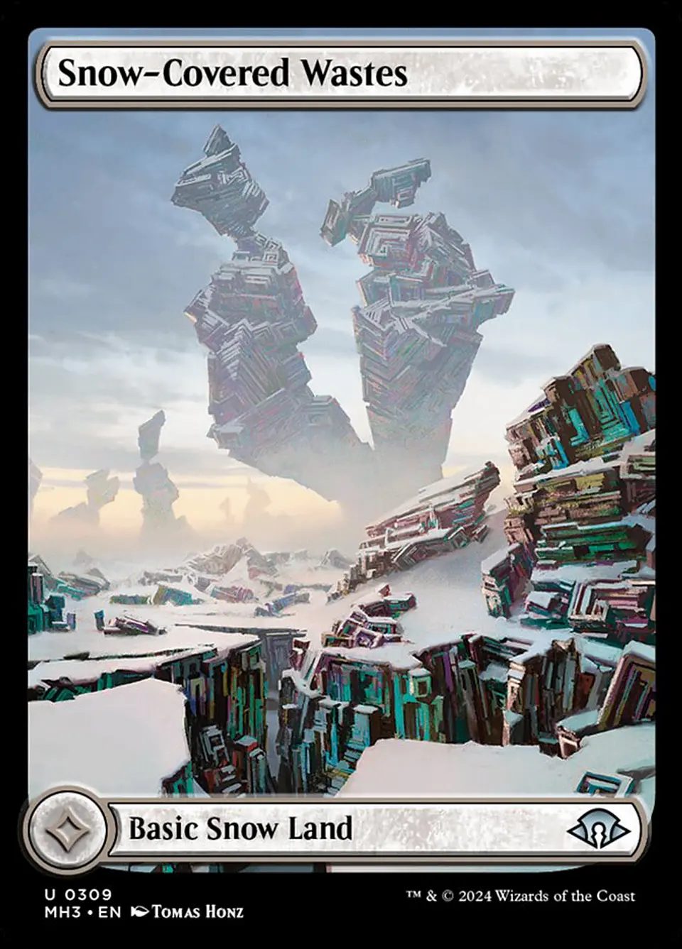 Snow-Covered Wastes (Full Art) 1