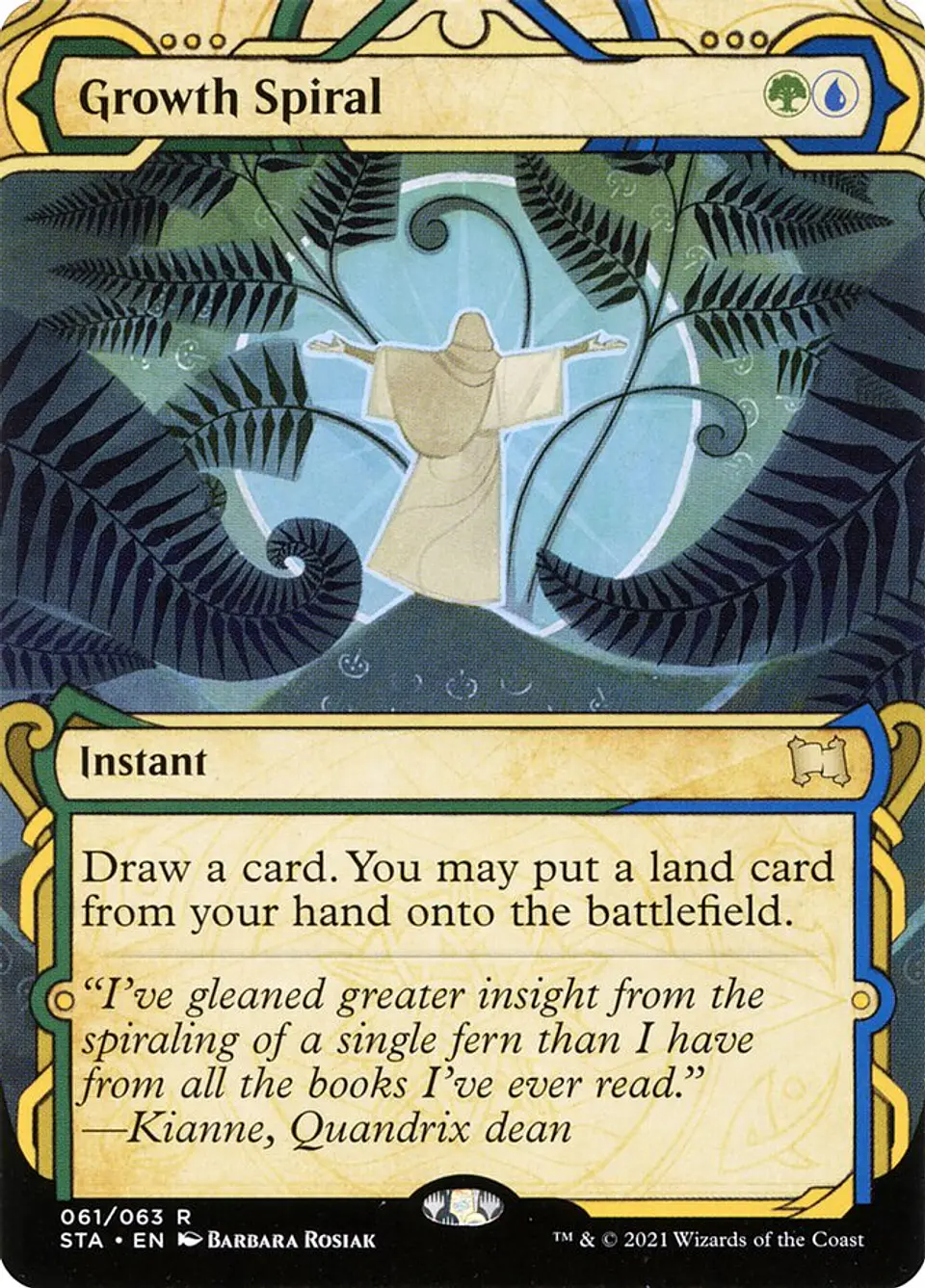 Growth Spiral (Borderless) 1