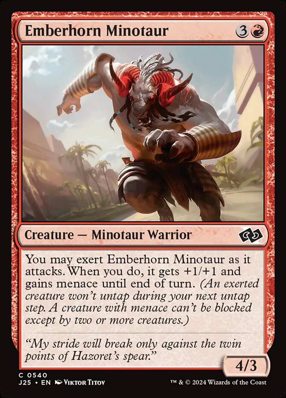 Emberhorn Minotaur 1