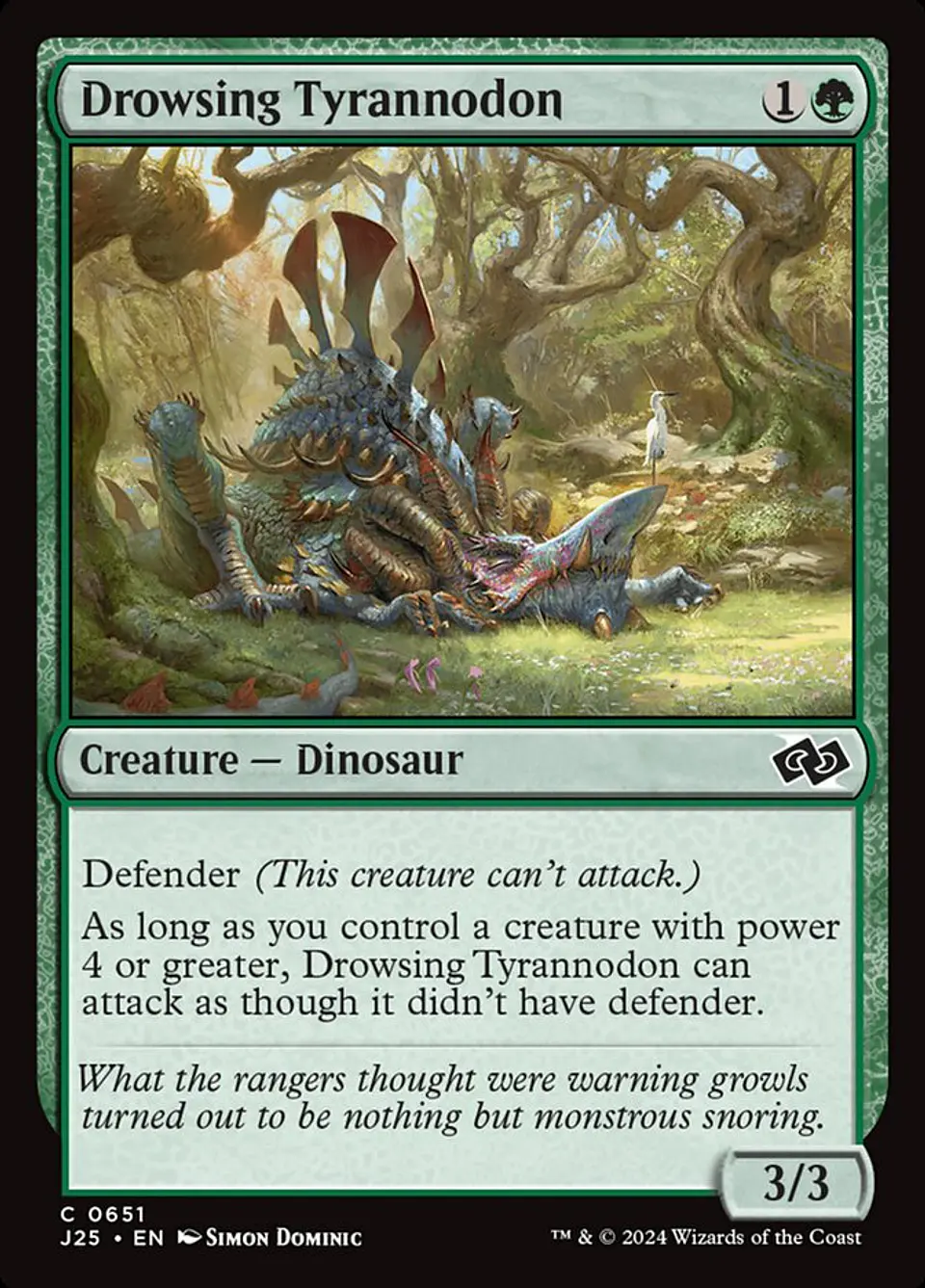 Drowsing Tyrannodon 1