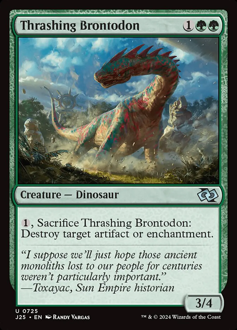 Thrashing Brontodon 1
