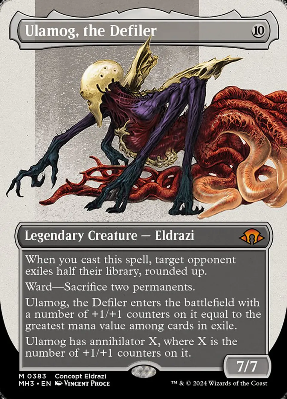 Ulamog, the Defiler (Borderless) 1