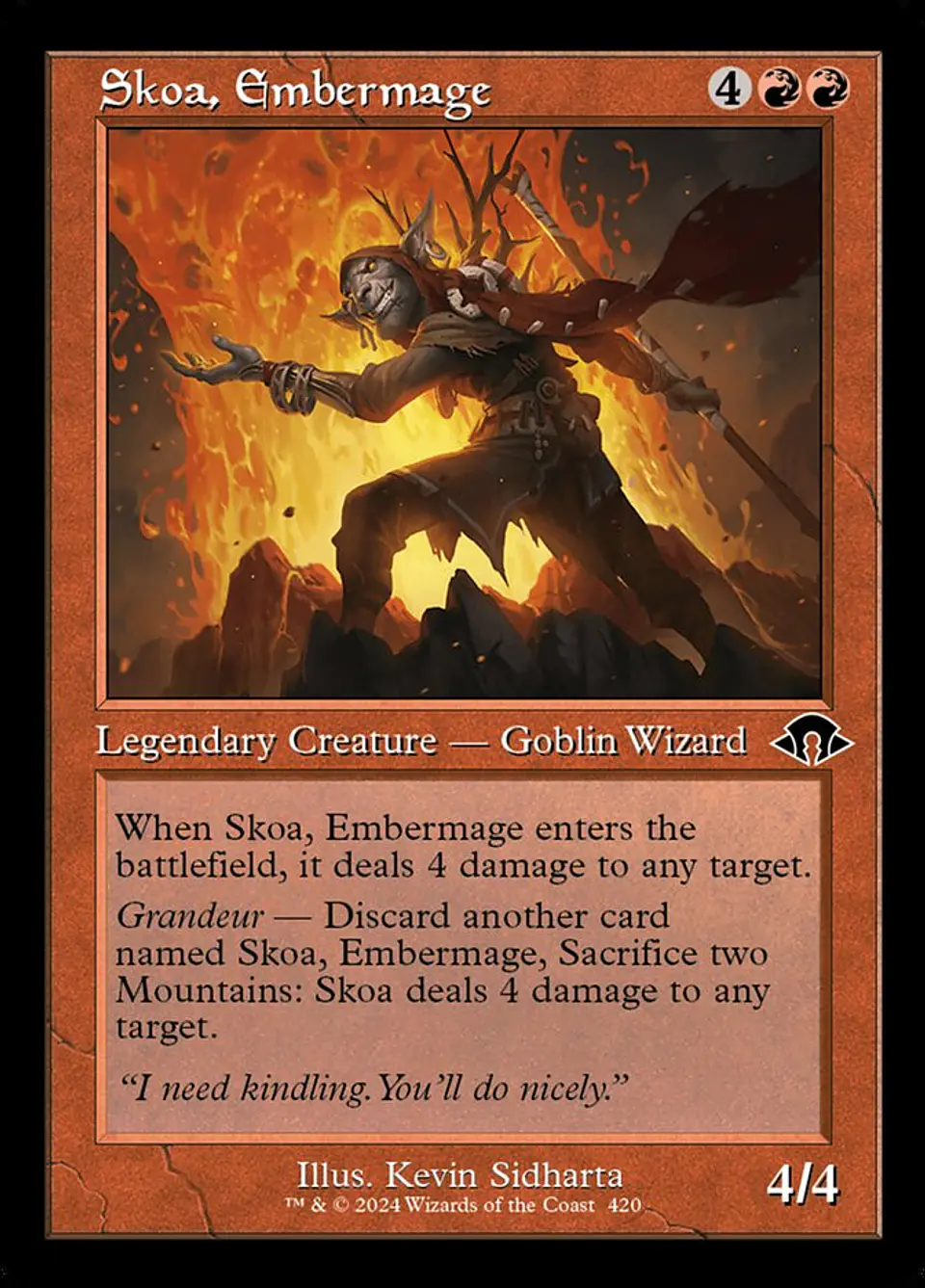 Skoa, Embermage (Retro Frame) 1