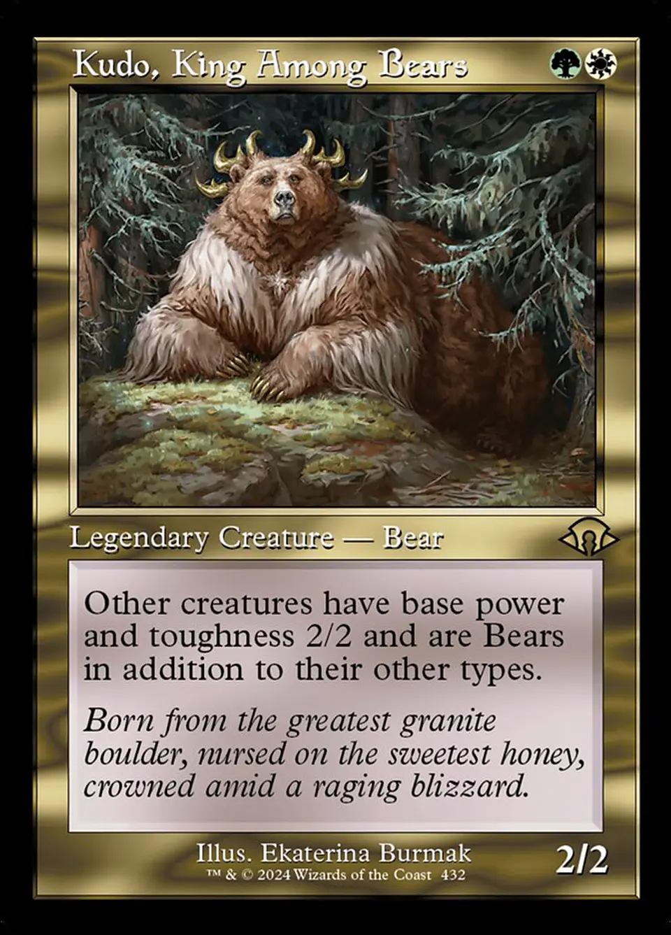 Kudo, King Among Bears (Retro Frame) 1