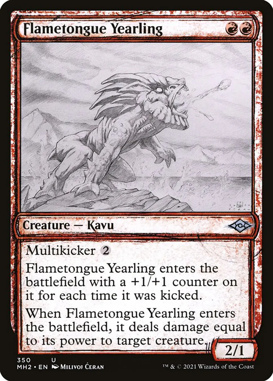 Flametongue Yearling (Showcase) 1