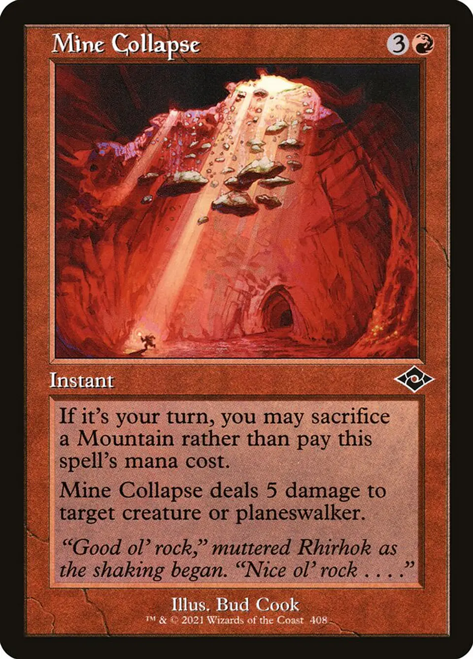 Mine Collapse (Retro Frame) 1