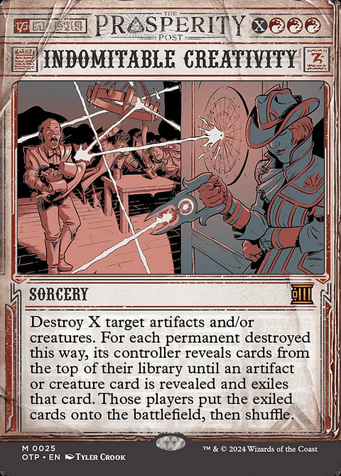 Indomitable Creativity (Borderless)