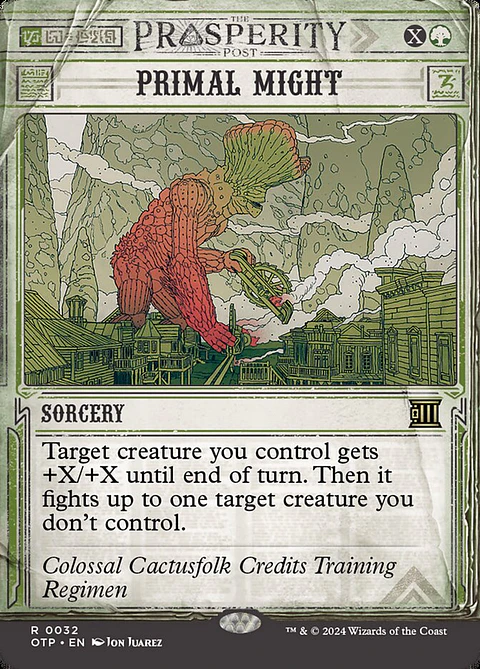 Primal Might (Borderless)