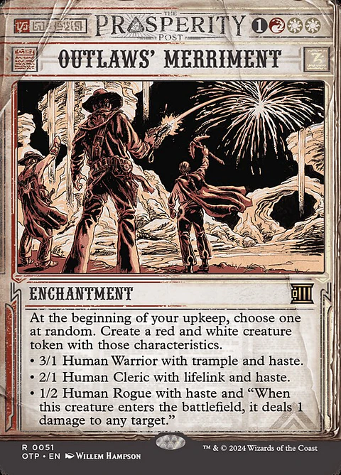 Outlaws' Merriment (Borderless)