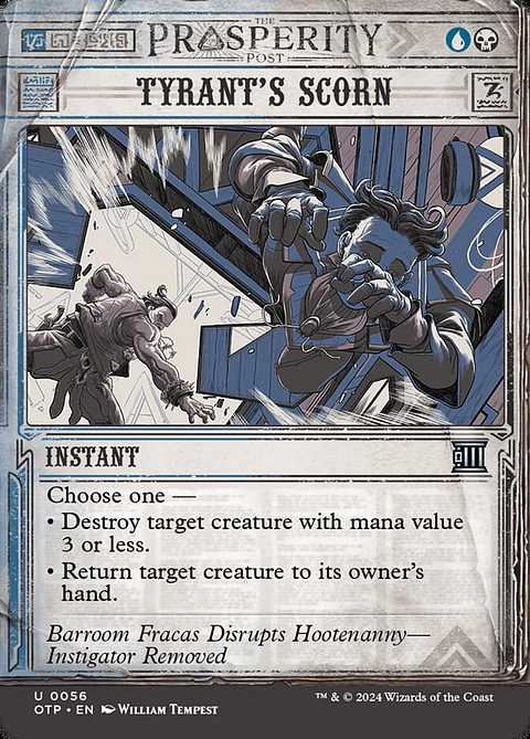 Tyrant's Scorn (Borderless)