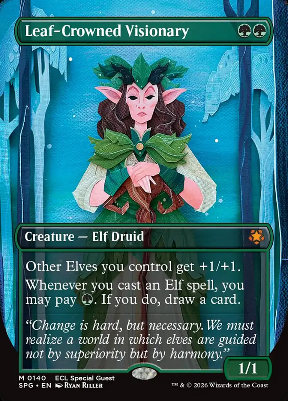 Leaf-Crowned Visionary (Borderless) 1