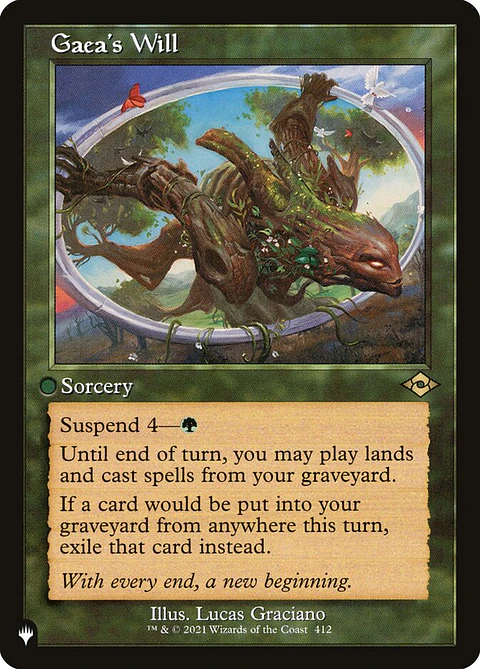 Gaea's Will (The List)