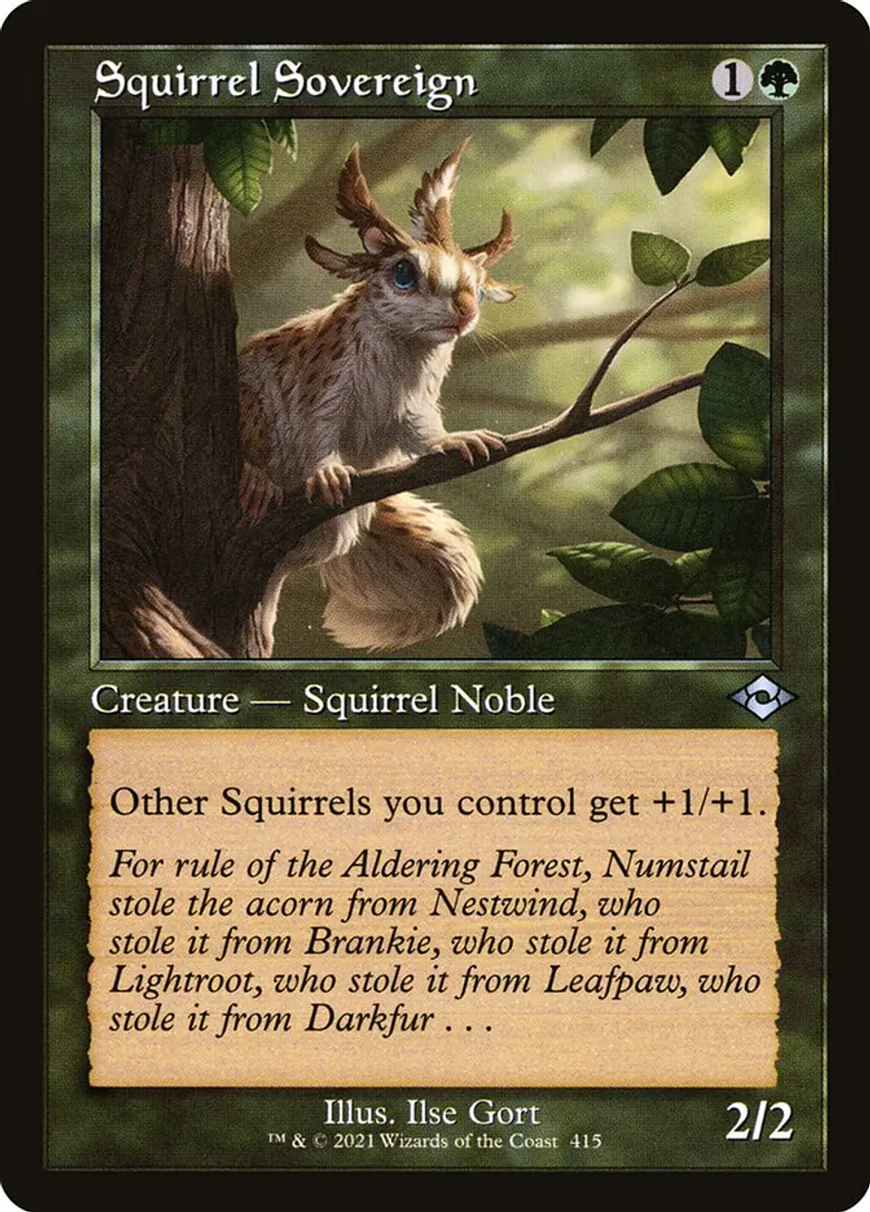 Squirrel Sovereign (Retro Frame) 1