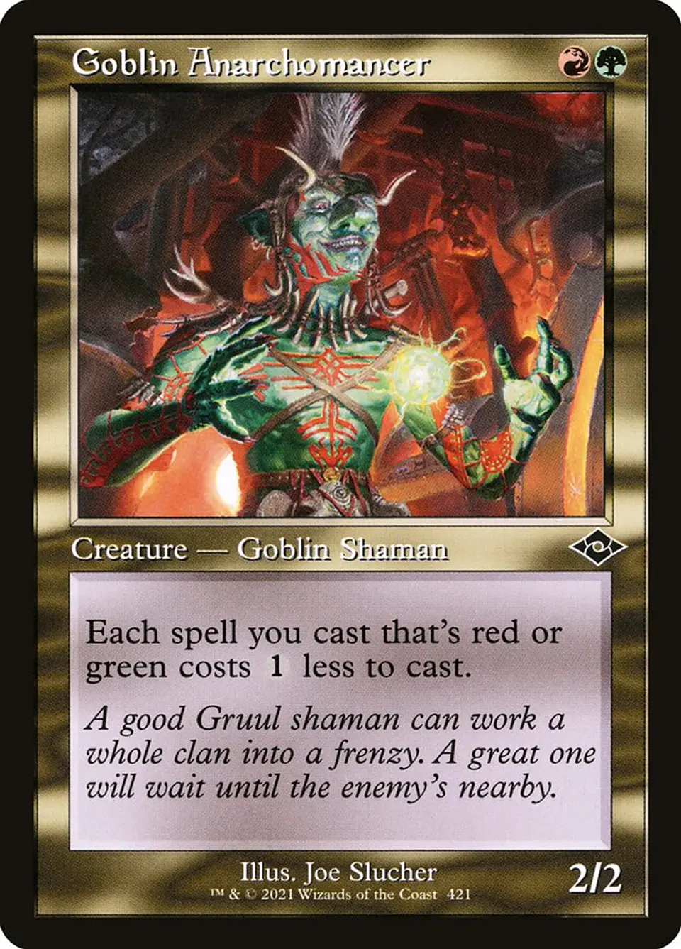 Goblin Anarchomancer (Retro Frame) 1