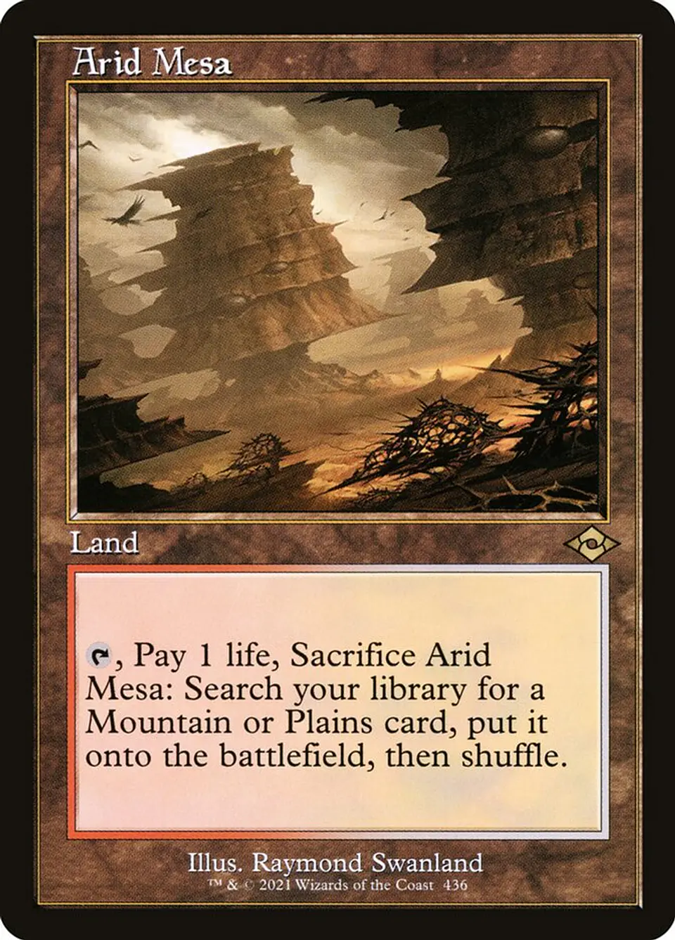 Arid Mesa (Retro Frame) 1