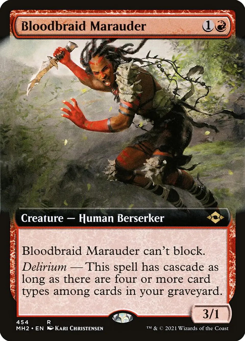 Bloodbraid Marauder (Extended Art) 1