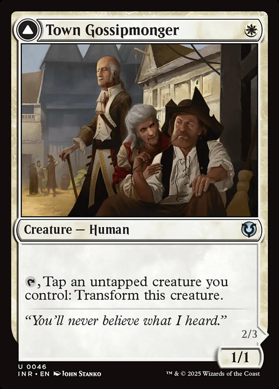 Town Gossipmonger // Incited Rabble 1