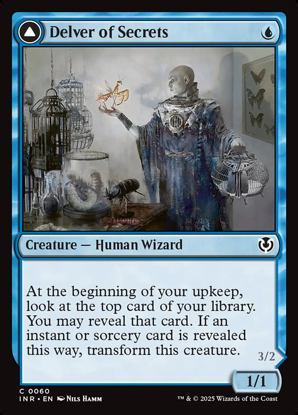 Delver of Secrets // Insectile Aberration 1