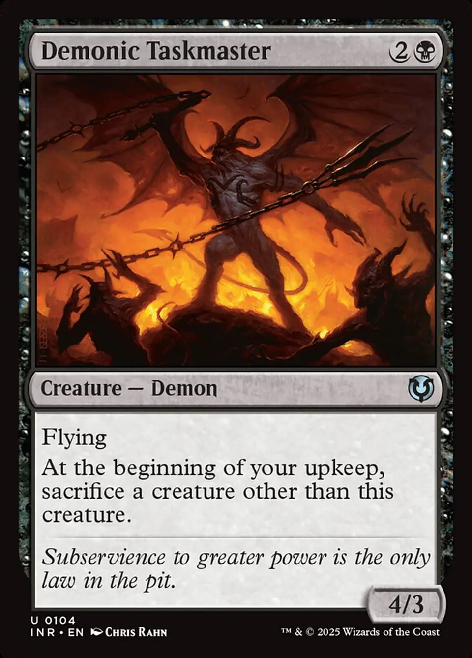 Demonic Taskmaster 1