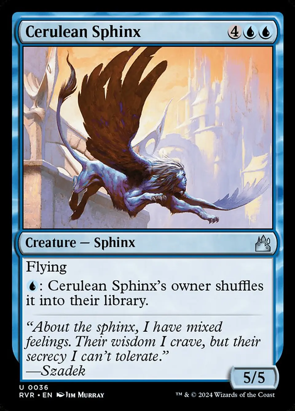 Cerulean Sphinx 1