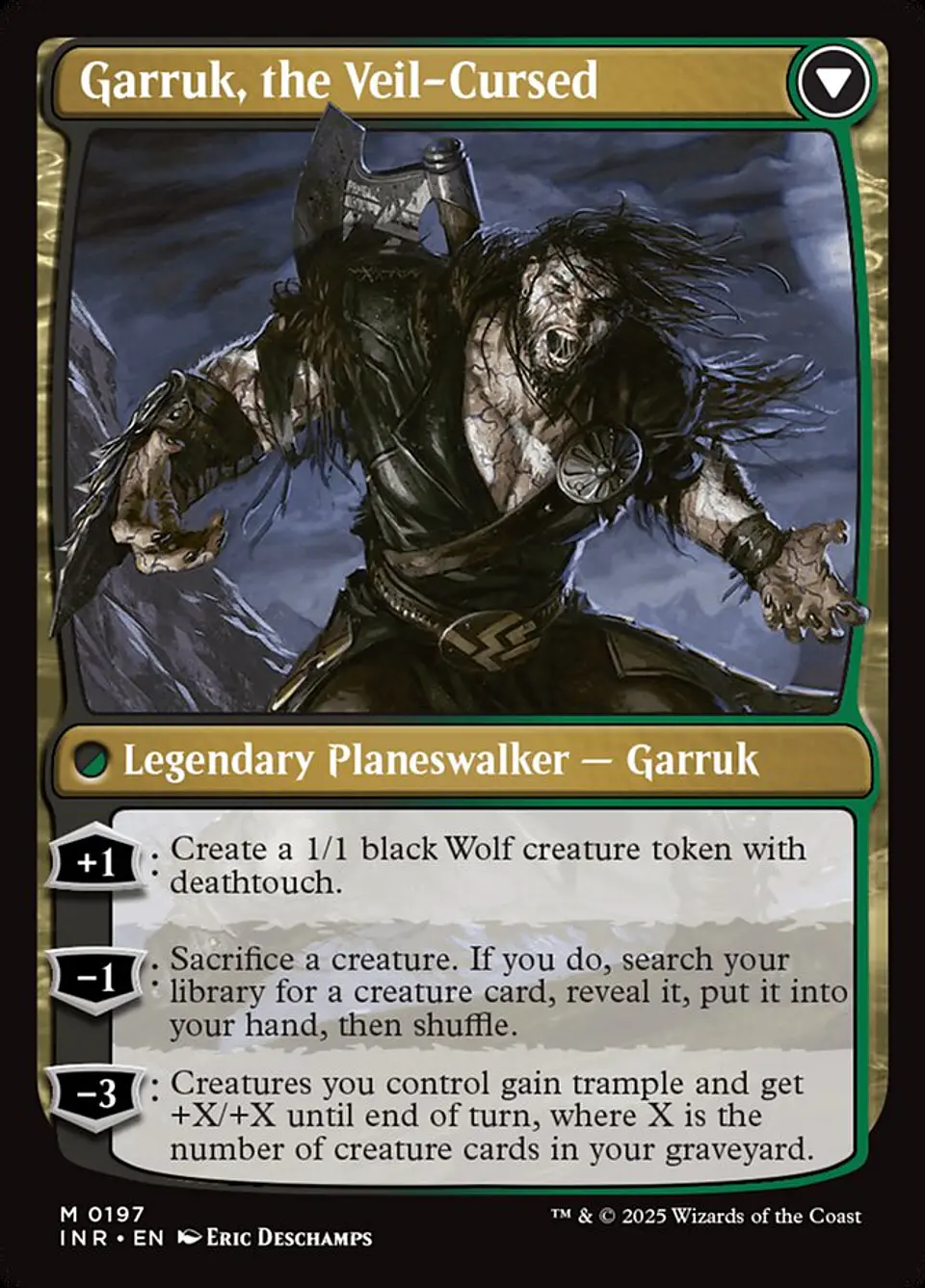 Garruk Relentless // Garruk, the Veil-Cursed 1