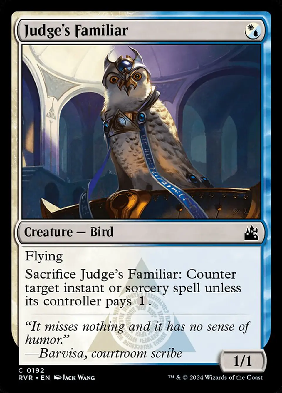 Judge's Familiar 1