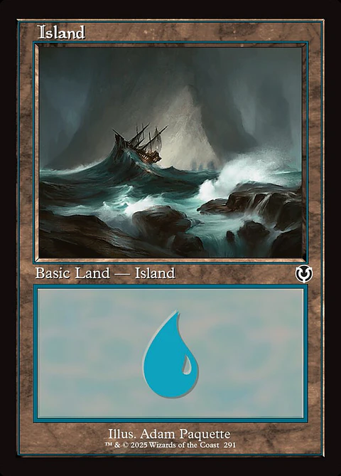 Island (Retro Frame)