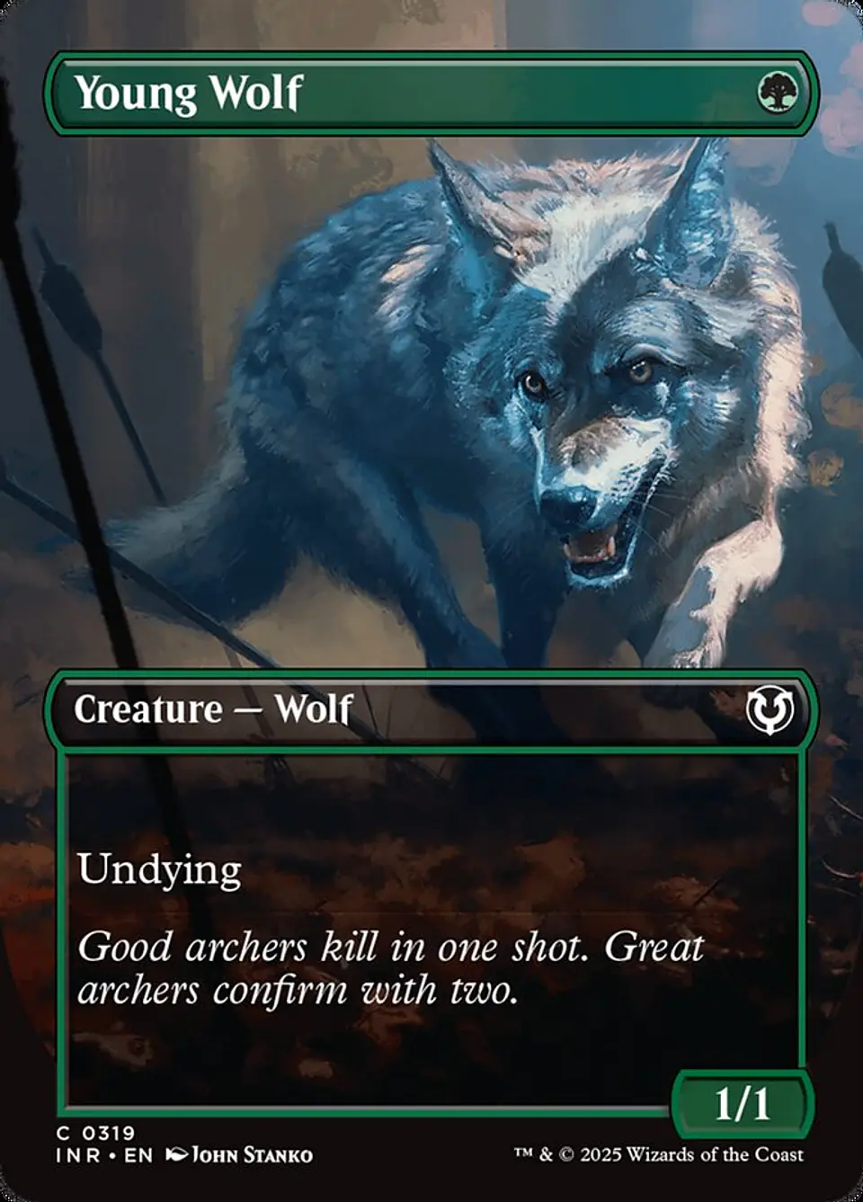 Young Wolf (Borderless) 1