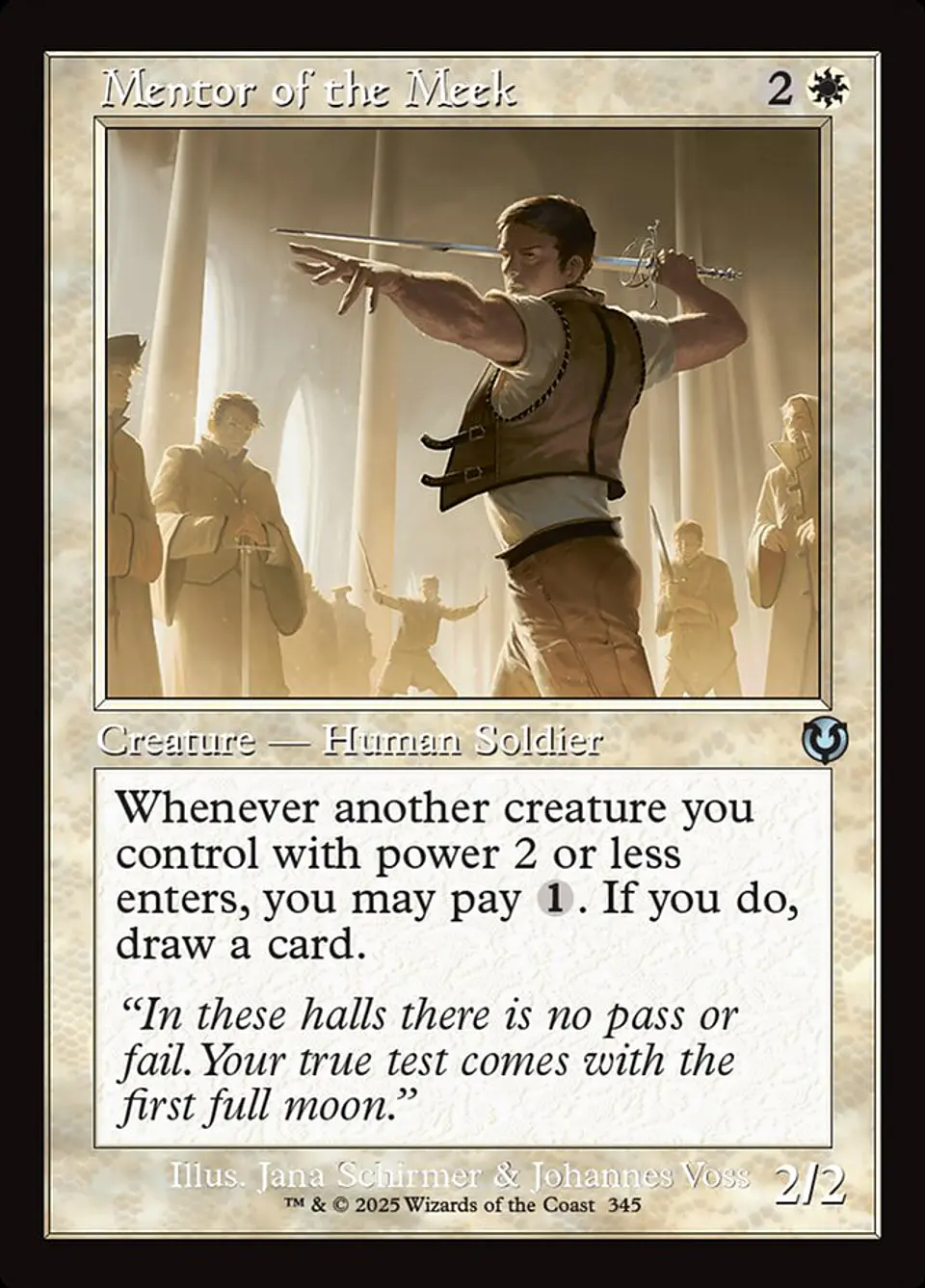 Mentor of the Meek (Retro Frame) 1