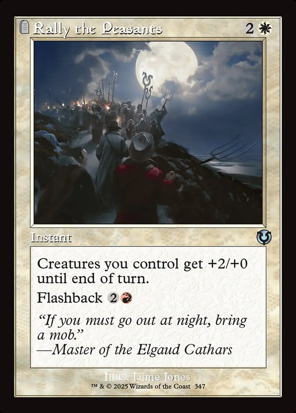 Rally the Peasants (Retro Frame) 1