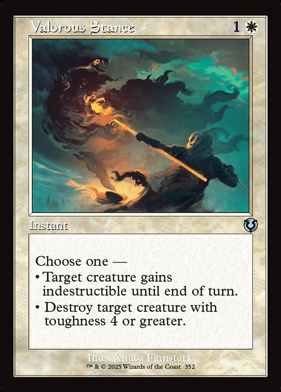 Valorous Stance (Retro Frame) 1