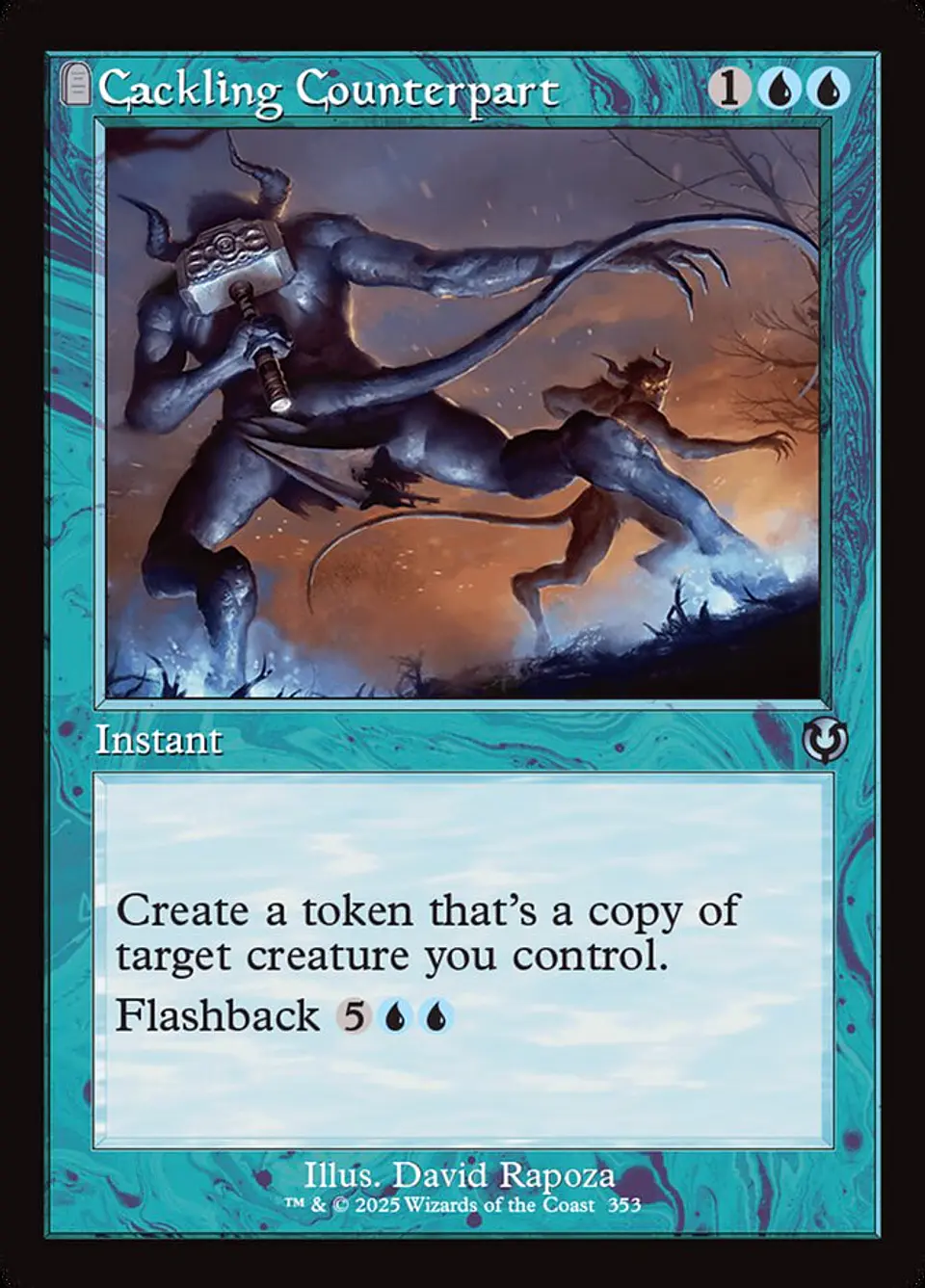 Cackling Counterpart (Retro Frame) 1