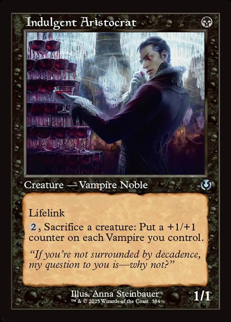 Indulgent Aristocrat (Retro Frame) 1