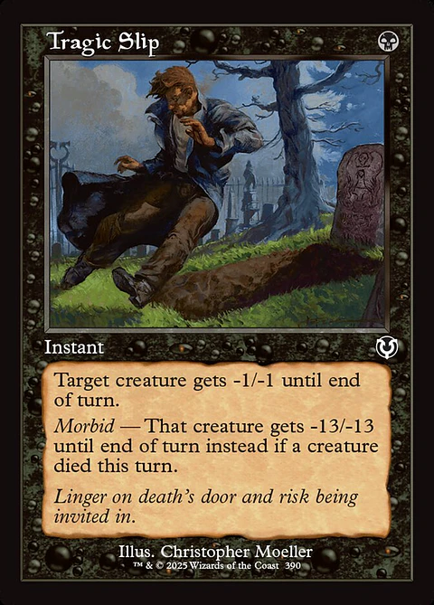 Tragic Slip (Retro Frame)