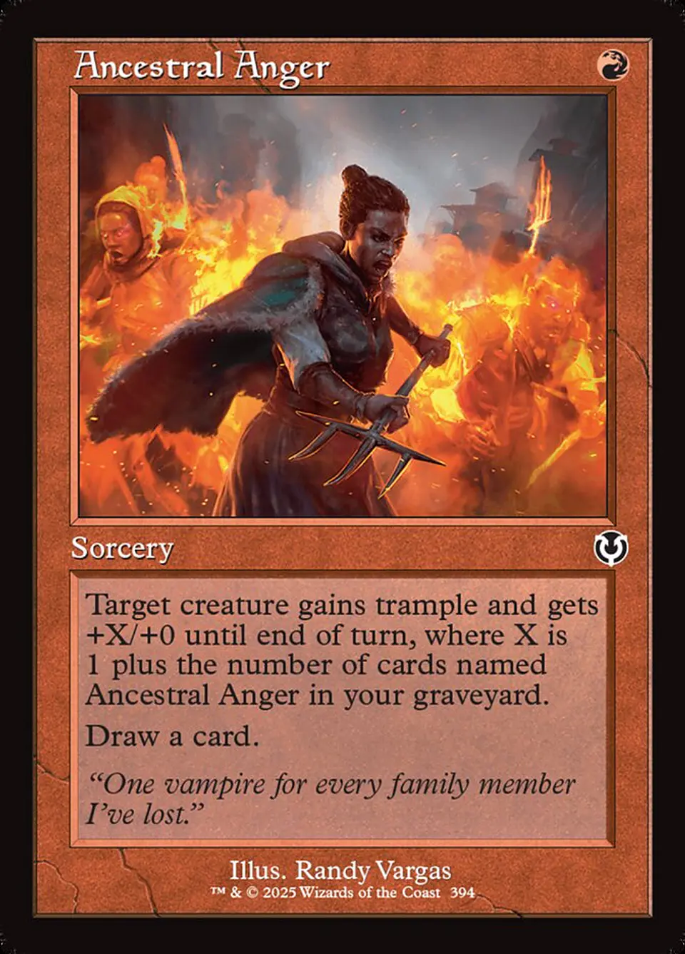 Ancestral Anger (Retro Frame) 1