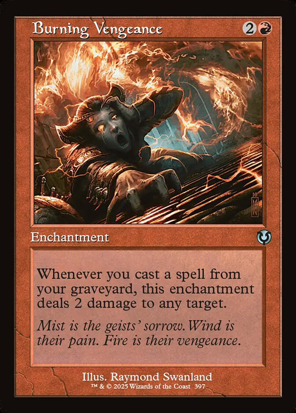 Burning Vengeance (Retro Frame) 1