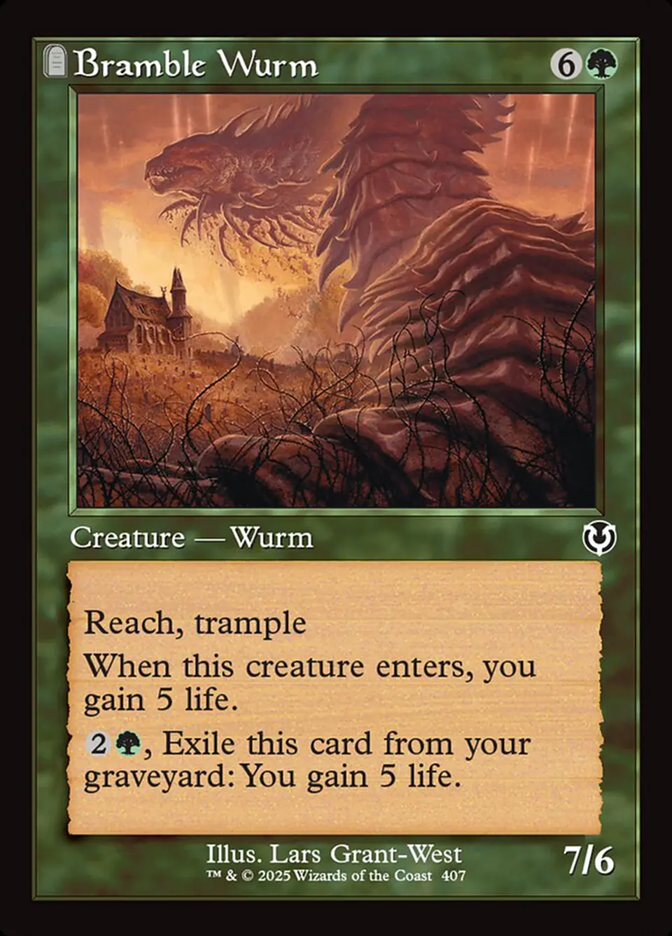 Bramble Wurm (Retro Frame) 1