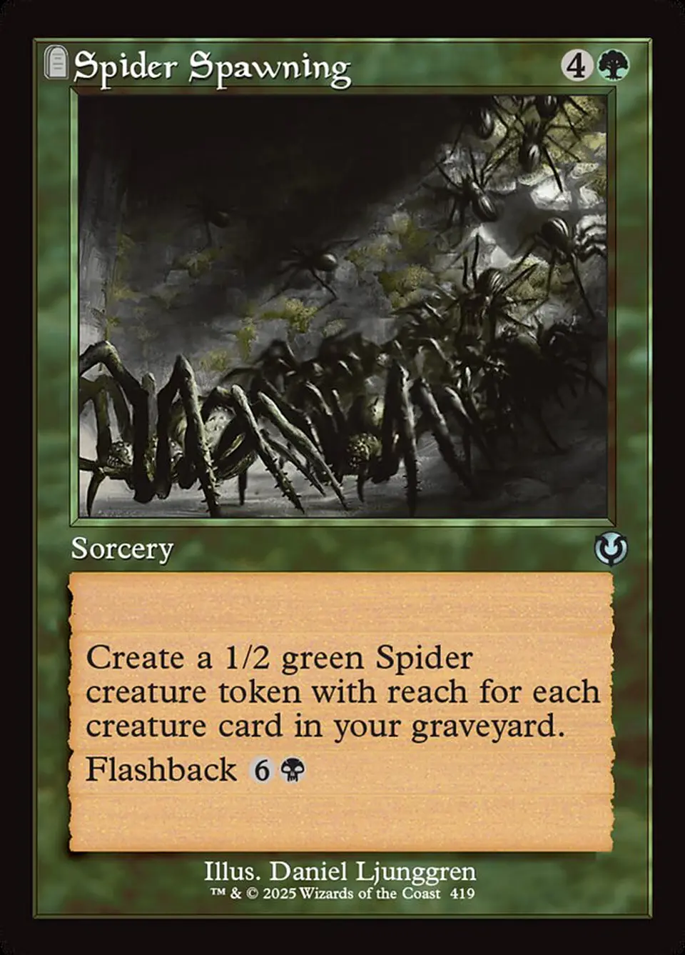 Spider Spawning (Retro Frame) 1