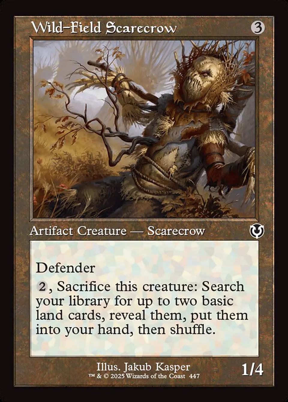 Wild-Field Scarecrow (Retro Frame) 1