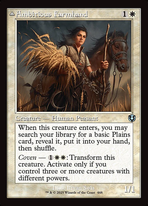 Ambitious Farmhand // Seasoned Cathar (Retro Frame)