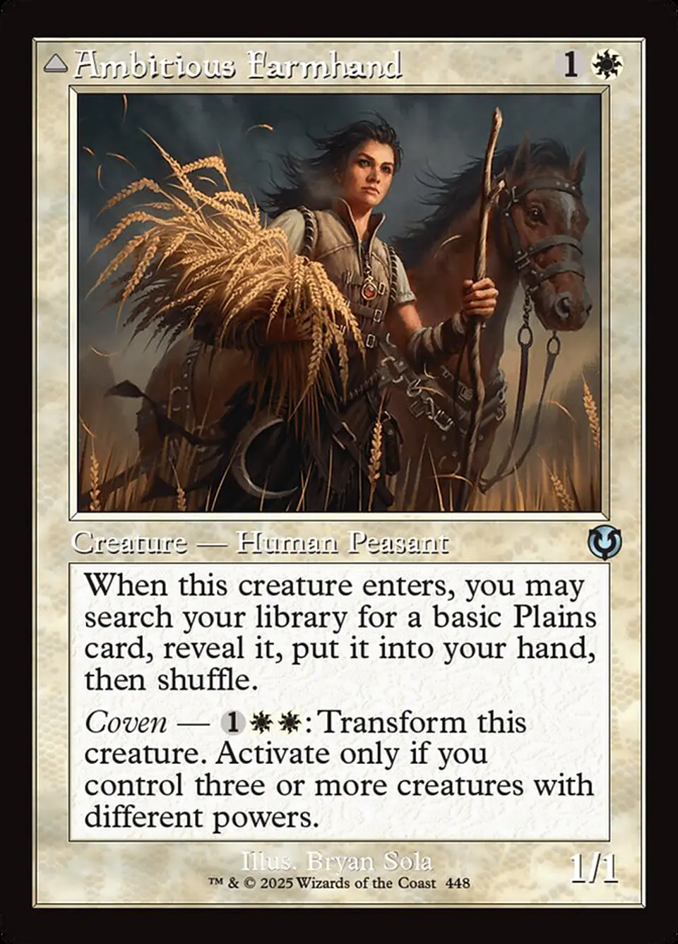 Ambitious Farmhand // Seasoned Cathar (Retro Frame) 1